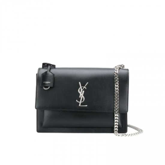 Saint Laurent Sunset Medium In Smooth Leather