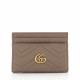 Gucci Matelasse Leather GG Marmont Card Case (SHF-oTHyTR)