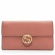 Gucci Leather Interlocking G Icon Continental Wallet (SHF-23213)