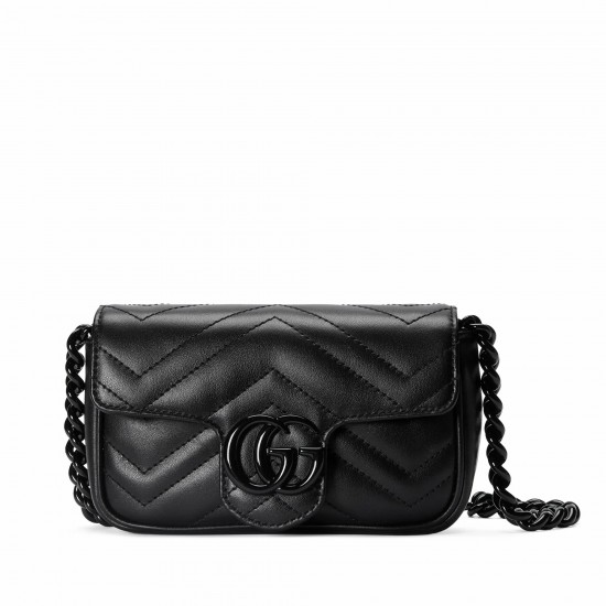 Gucci – GG Marmont Belt Bag – (Black)