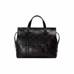 GG embossed tote bag