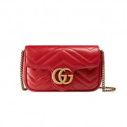 GG Marmont matelasse leather super mini bag