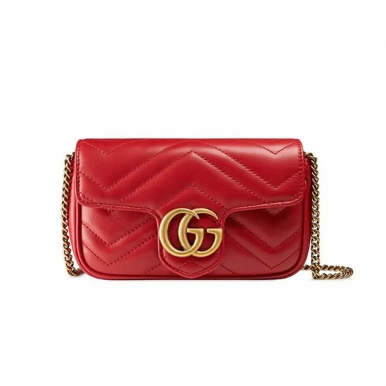 GG Marmont matelasse leather super mini bag