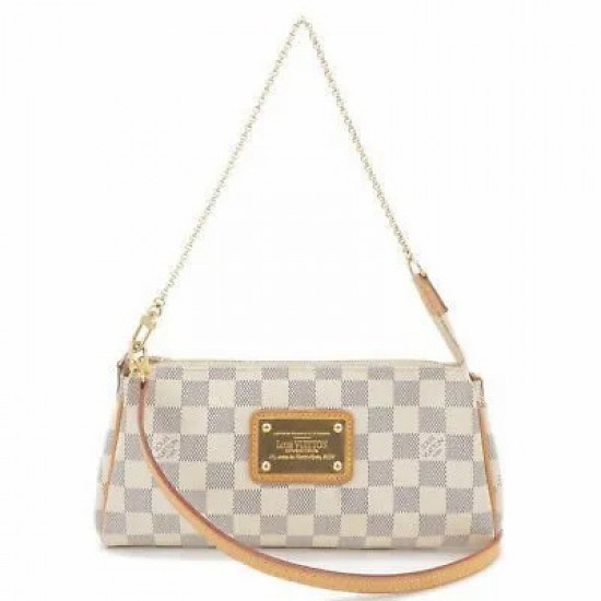 LOUIS VUITTON EVA HANDBAG WALLET ON CHAIN N55214