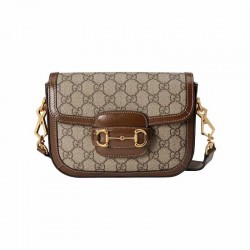 GUCCI Horsebit 1955 Small Shoulder Bag (Large,Small)