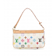 LOUIS VUITTON MONOGRAM MULTICOLOR POCHETTE ACCESSORIES WHITE