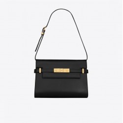 SAINT LAURENT MANHATTAN SMALL SHOULDER BAG IN BOX SAINT LAURENT LEATHER