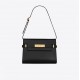 SAINT LAURENT MANHATTAN SMALL SHOULDER BAG IN BOX SAINT LAURENT LEATHER