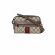 Gucci Ophidia Shoulder Bag GG Coated Canvas Mini