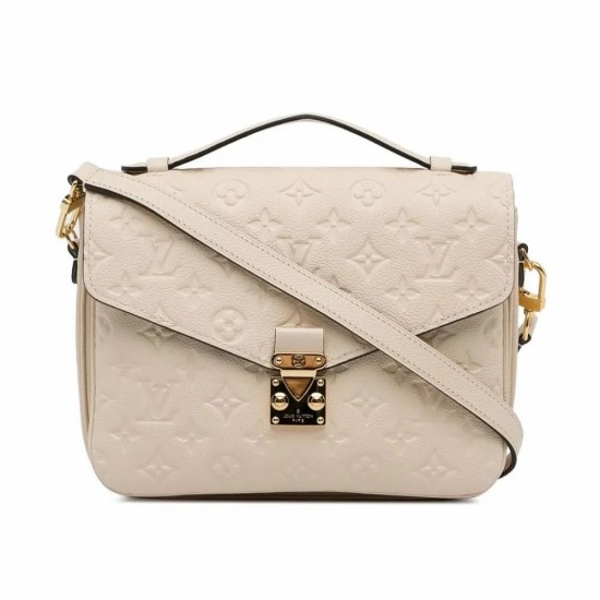 Louis Vuitton Creme Monogram Empreinte Pochette Metis m41487