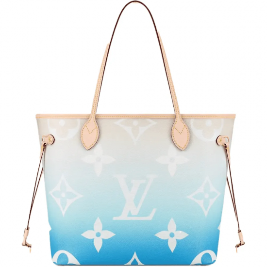 Louis Vuitton Neverfull Gradient Pastel MM Blue