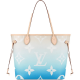 Louis Vuitton Neverfull Gradient Pastel MM Blue