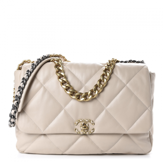 CHANEL 19 MAXI HANDBAG AS1162