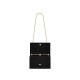 Saint Laurent Medium Kate Tassel Chain Bag In Black Crocodile Em