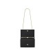 Saint Laurent Medium Kate Chain Bag In Black Textured Leather