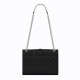 Saint Laurent Envelope Medium Bag In Mix Matelasse Grain De Poud