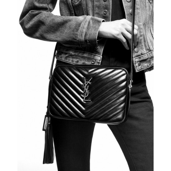 Saint Laurent Lou Camera Bag In Matelasse Leather