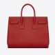 Saint Laurent Small Sac De Jour Bag In Lipstick Red Leather