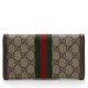 Gucci GG Supreme Ophidia Continental Wallet (SHF-23546)