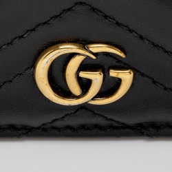 Gucci Matelasse GG Marmont Card Case Wallet (SHF-61rHie)