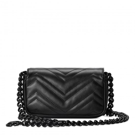 Gucci – GG Marmont Belt Bag – (Black)