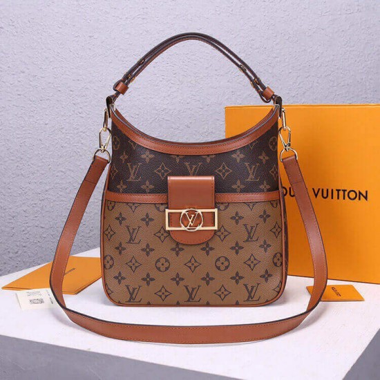 Louis Vuitton Hobo Dauphine PM Handbag M45194