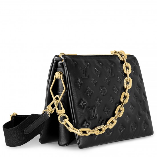 Louis Vuitton Monogram Black Coussin PM Bag