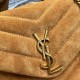 LOULOU SMALL CHAIN BAG IN “Y” QUILTED SUEDE