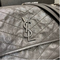 SAINT LAURENT NIKI MEDIUM IN CRINKLED VINTAGE LEATHER