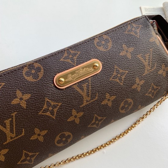 LOUIS VUITTON EVA HANDBAG WALLET ON CHAIN M95567