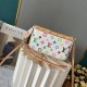 LOUIS VUITTON MONOGRAM MULTICOLOR POCHETTE ACCESSORIES WHITE