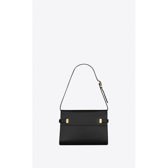 SAINT LAURENT MANHATTAN SMALL SHOULDER BAG IN BOX SAINT LAURENT LEATHER