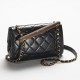 CHANEL SMALL FLAP BAG WITH TOP HANDLE