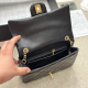 CHANEL SMALL FLAP BAG WITH TOP HANDLE