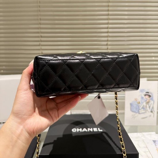 CHANEL MINI SHOPPING BAG BLACK