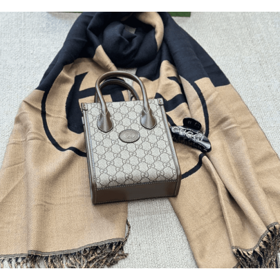 MINI TOTE BAG WITH INTERLOCKING G