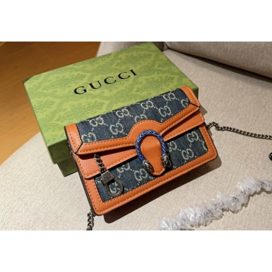 Gucci Dionysus Bag GG Denim Super Min