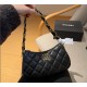 CHANEL Aged Calfskin Quilted Small Chanel 19 Hobo Black