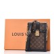 LOUIS VUITTON Monogram Pochette Trunk Verticale Black