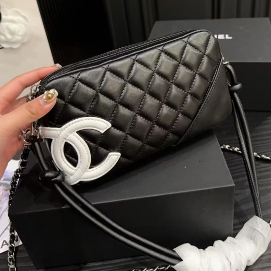 Chanel Cambon Leather Handbag