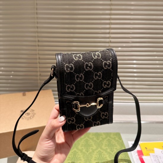 GUCCI Horsebit 1955 Mini Bag In Black