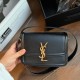 SAINT LAURENT BLACK ‘SOLFERINO’ SHOULDER BAG