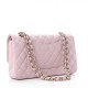 CHANEL Caviar Quilted Medium Double Flap Light Pink