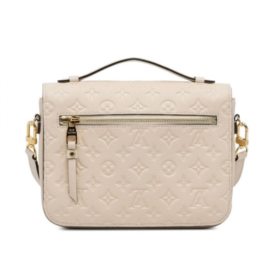 Louis Vuitton Creme Monogram Empreinte Pochette Metis m41487