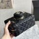 CHANEL CAMERA BAG Lambskin Black