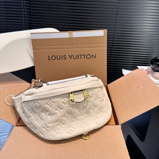 LOUIS VUITTON Empreinte BumBag Creme