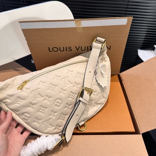 LOUIS VUITTON Empreinte BumBag Creme