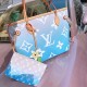 Louis Vuitton Neverfull Gradient Pastel MM Blue