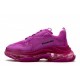 Balenciaga Triple S Clear Sole "Plum Red"