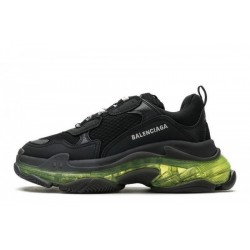 Balenciaga Triple S Clear Sole "Black Green"